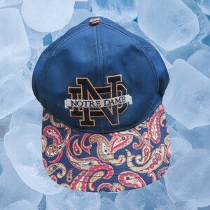 VINTAGE House of Ireland UNIVERSITY OF NOTRE DAME IRISH HAT CAP SNAPBACK 90'S
